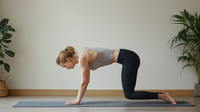 Tư thế Con mèo - Con bò (Cat-Cow Pose)