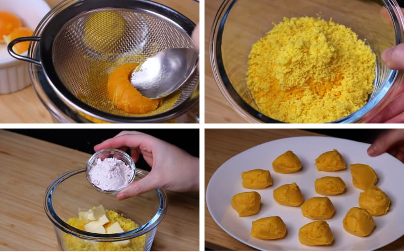 Việc sơ chế nhân kỹ lưỡng giúp nhân mịn, béo ngậy hoàn hảo.