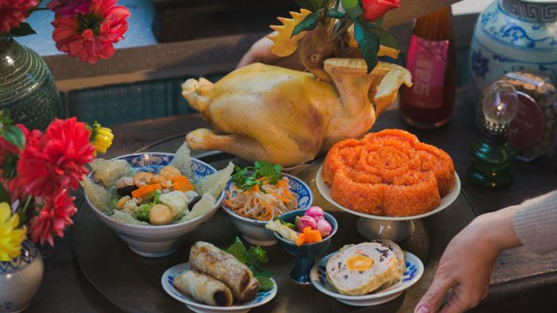 Mâm cúng mặn Mâm cúng mặn