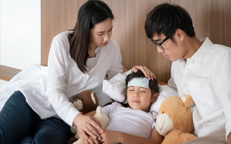 Dấu hiệu nhận biết trẻ bị cúm A Dấu hiệu nhận biết trẻ bị cúm A