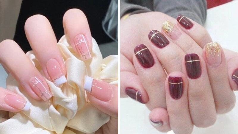 Mẫu nail Giáng sinh đơn giản số 4