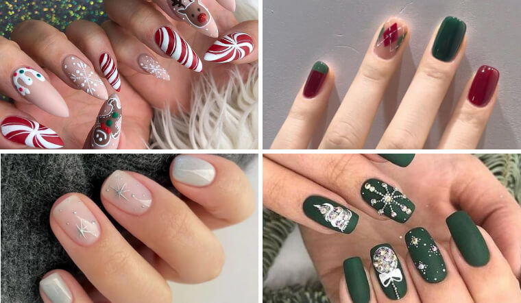100+ mẫu nail Giáng sinh đẹp sang trọng, dễ thương