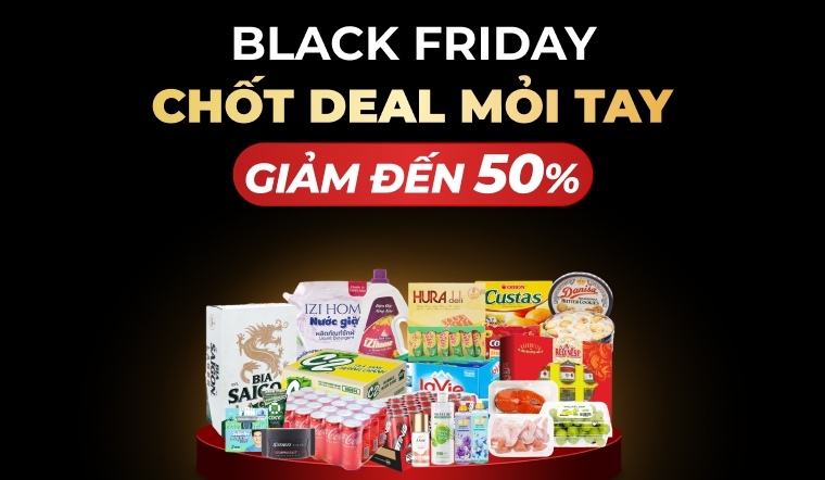 Black Friday - Chốt deal mỏi tay - Giảm đến 50%