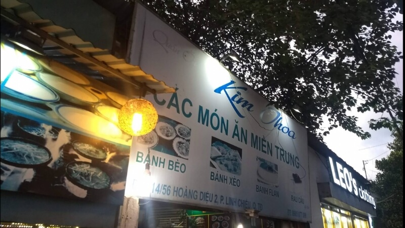 Quán Ăn Miền Trung Kim Thoa CN2 - Bánh Bèo Chén Bánh Xèo Gỏi Cuốn Bột Lọc