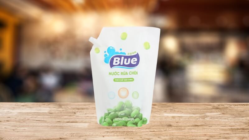 Nước rửa chén Blue tinh chất đậu xanh