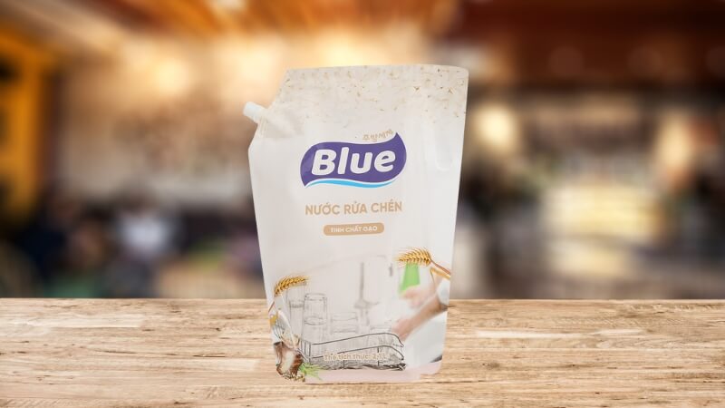 Nước rửa chén Blue tinh chất gạo