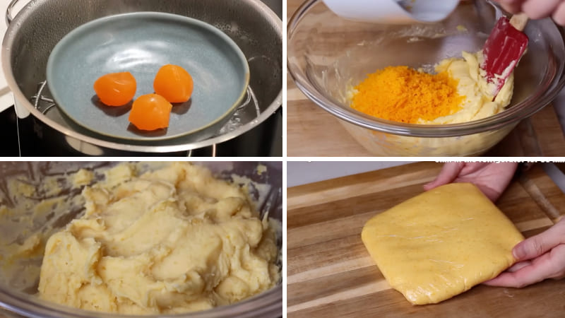 Bước 3: Làm phần vỏ bánh Bước 3: Làm phần vỏ bánh