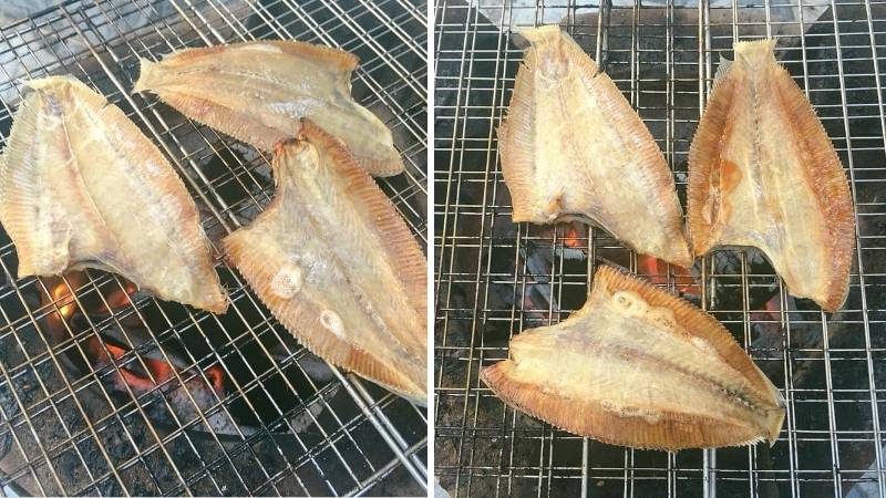 Khô cá dảnh nướng than Khô cá dảnh nướng than
