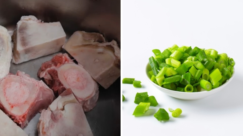 Bước 1: Sơ chế nguyên liệu