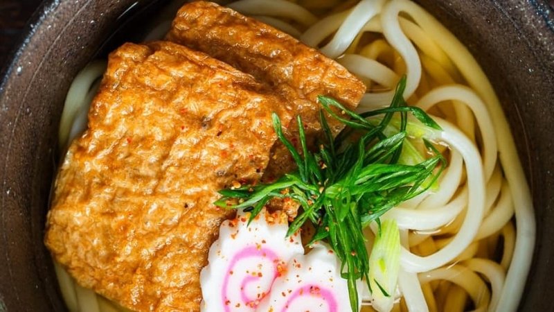 Hướng dẫn cách nấu Kitsune Udon - Mì Udon đậu phụ chiên đơn giản