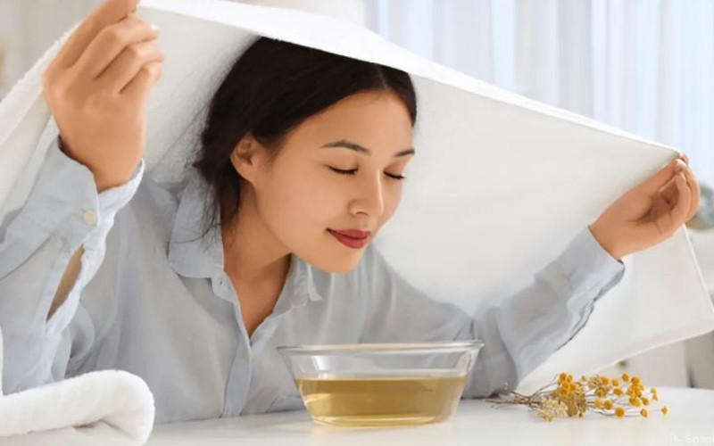 Xông hơi làm loãng dịch nhầy, giảm sưng niêm mạc mũi và thông thoáng Xông hơi làm loãng dịch nhầy, giảm sưng niêm mạc mũi và thông thoáng