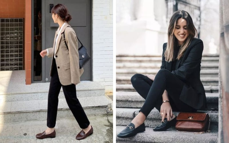 Giày mũi tròn Derby giúp tôn dáng chân nhỏ, thanh thoát hơn. Giày mũi tròn Derby giúp tôn dáng chân nhỏ, thanh thoát hơn.