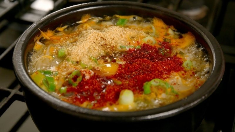 Kongnamul Gukbap là món canh giá đỗ của Hàn Quốc