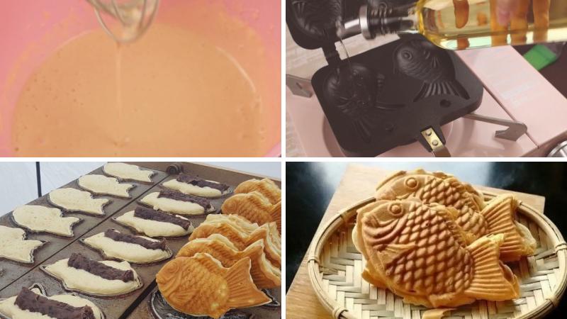 Các bước làm bánh cá Bungeoppang