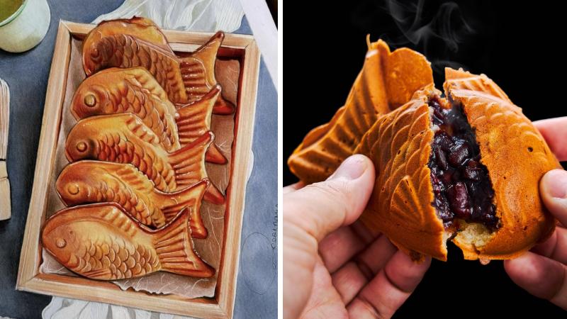 So sánh Bungeoppang và Taiyaki
