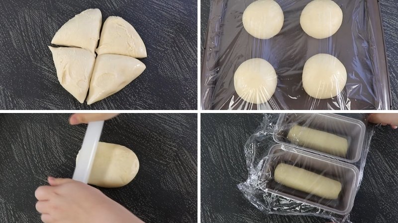 Bước 4: Tạo hình bánh và ủ lần 2