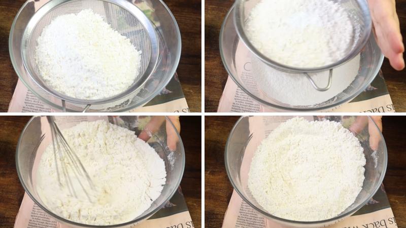 Chuẩn bị bột và lò nướng