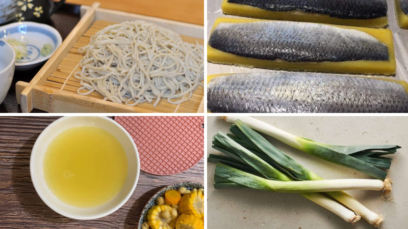 Nguyên liệu nấu mì Nishin Soba