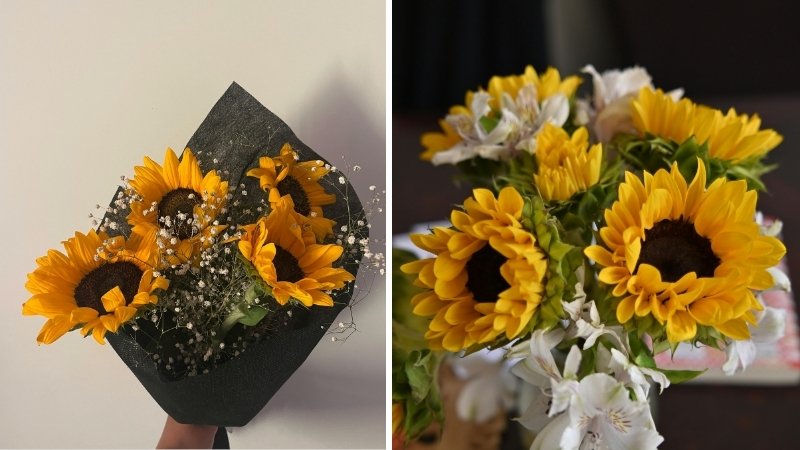 Hoa hướng dương phù hợp tặng cho bạn trai