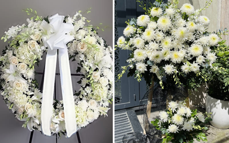 Những lưu ý quan trọng khi chọn hoa chia buồn