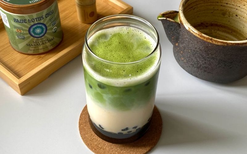 Trà sữa matcha thanh mát, pha nhanh gọn tại nhà vẫn thơm ngon