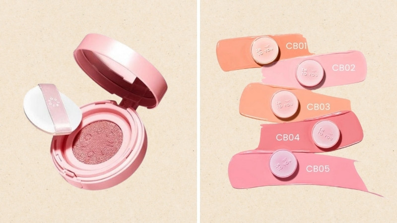 Công dụng má hồng kem Into You Air Cushion Blush