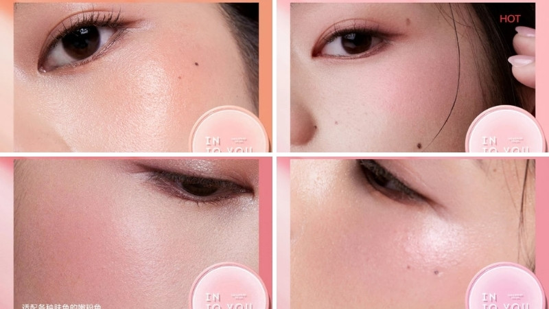 Ưu điểm và nhược điểm má hồng kem Into You Air Cushion Blush