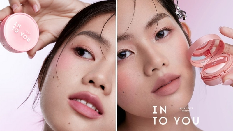 Review má hồng kem Into You Air Cushion Blush từ người dùng