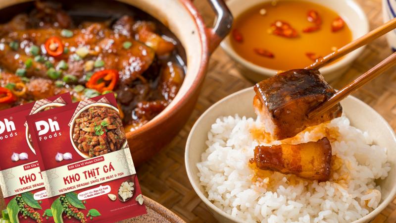 Xốt gia vị hoàn chỉnh kho thịt cá Dh Foods Xốt gia vị hoàn chỉnh kho thịt cá Dh Foods