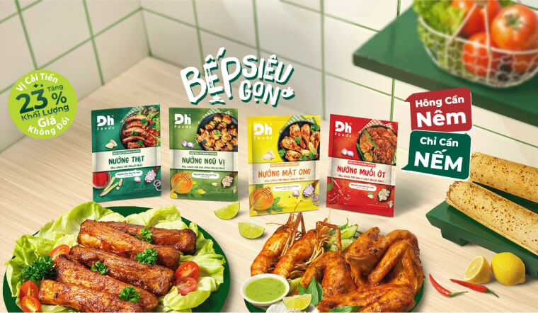 Điểm danh các loại xốt gia vị hoàn chỉnh Dh Foods tiện lợi, thơm ngon