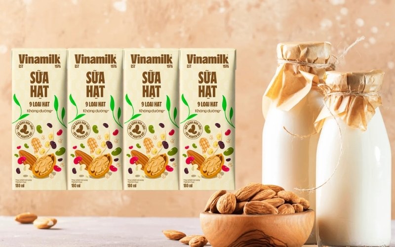 Sản phẩm kết hợp 9 loại hạt giàu dinh dưỡng, mang đến hương vị béo ngậy tự nhiên Sản phẩm kết hợp 9 loại hạt giàu dinh dưỡng, mang đến hương vị béo ngậy tự nhiên