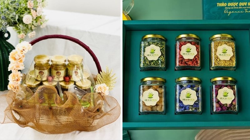 Giỏ quà thực dưỡng hoặc quà sức khỏe