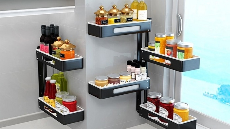 Bộ gia vị hoặc kệ gia vị xoay