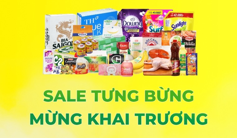 Bách hóa XANH "Bắc Tiến"- 20 siêu thị khai trương tại Ninh Bình với ưu đãi khủng