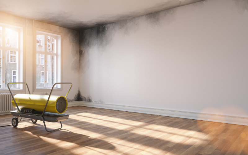 Cách phòng chống ẩm mốc sau lũ lụt