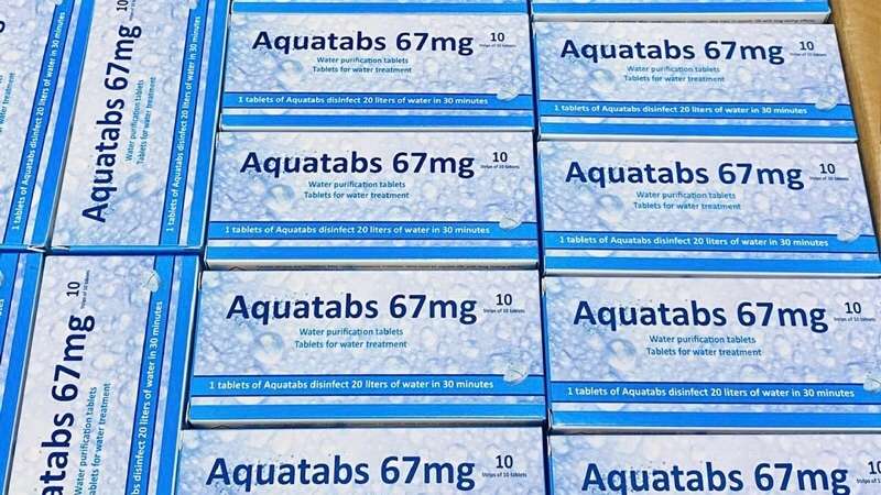 Bảo quản Aquatabs ở nơi khô ráo, tránh ánh sáng và dùng trước hạn