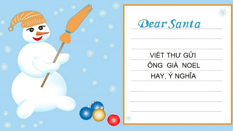 4 bước đơn giản để viết một lá thư gửi Ông già Noel 4 bước đơn giản để viết một lá thư gửi Ông già Noel