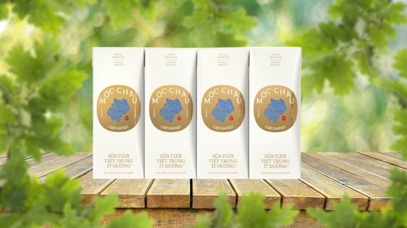 Sữa tươi tiệt trùng ít đường Mộc Châu Creamery Sữa tươi tiệt trùng ít đường Mộc Châu Creamery