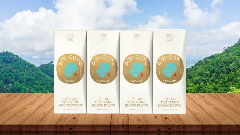 Sữa tươi tiệt trùng không đường Mộc Châu Creamery Sữa tươi tiệt trùng không đường Mộc Châu Creamery