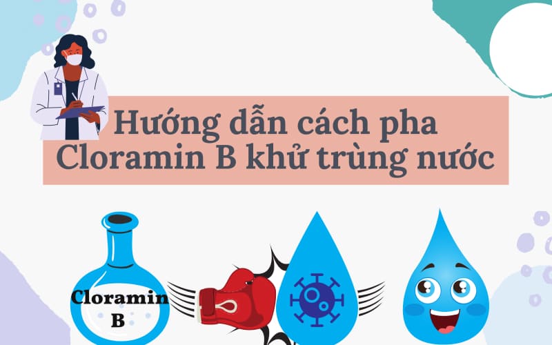 Cách 1: Dùng viên Cloramin B (hiệu quả nhất)