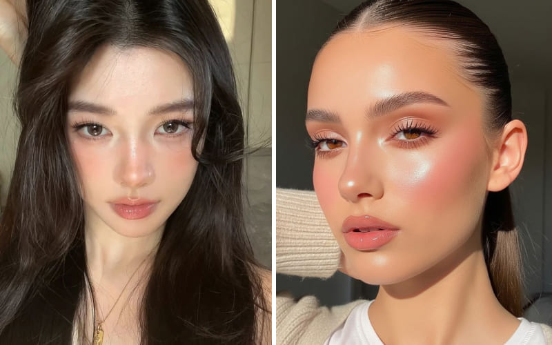 Makeup đi tiệc tất niên trong veo (Clean Girl)