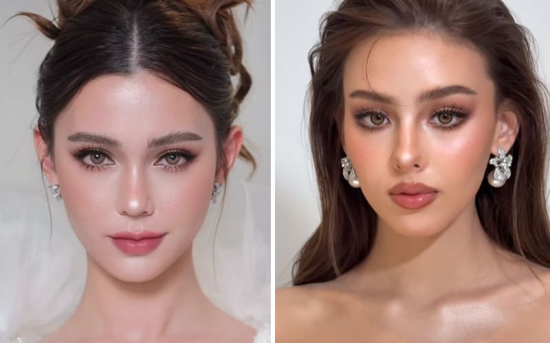 Makeup đi tiệc tất niên tông Cam Đất/Nâu Tây (Warm Tone)