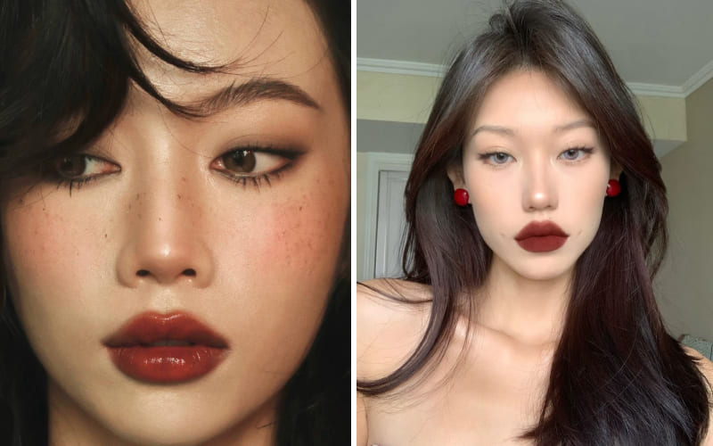 Makeup đi tiệc tất niên tông Đỏ Rượu (Burgundy) – Quyền lực & Quyến rũ