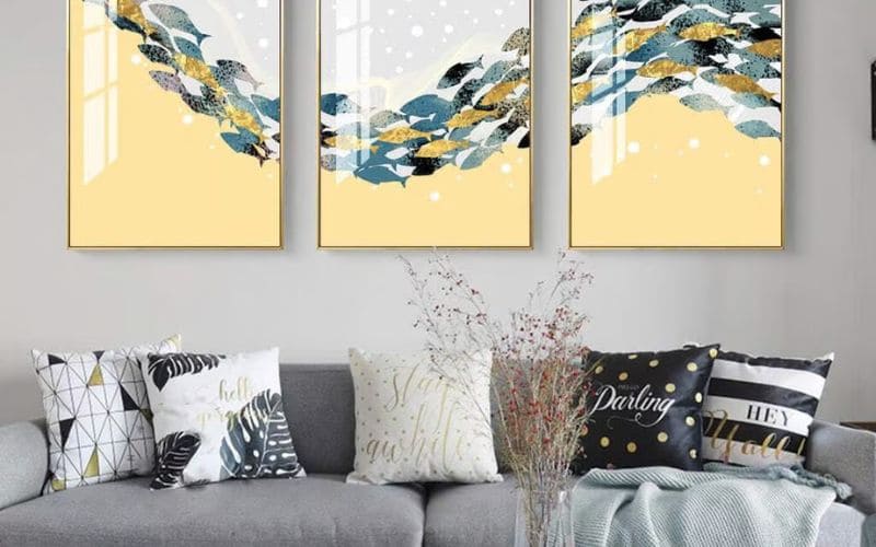 Tranh treo tường tăng giá trị thẩm mỹ và sự chuyên nghiệp trong không gian Tranh treo tường tăng giá trị thẩm mỹ và sự chuyên nghiệp trong không gian