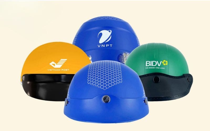 Mũ bảo hiểm vừa an toàn, vừa giúp quảng bá thương hiệu hiệu quả Mũ bảo hiểm vừa an toàn, vừa giúp quảng bá thương hiệu hiệu quả