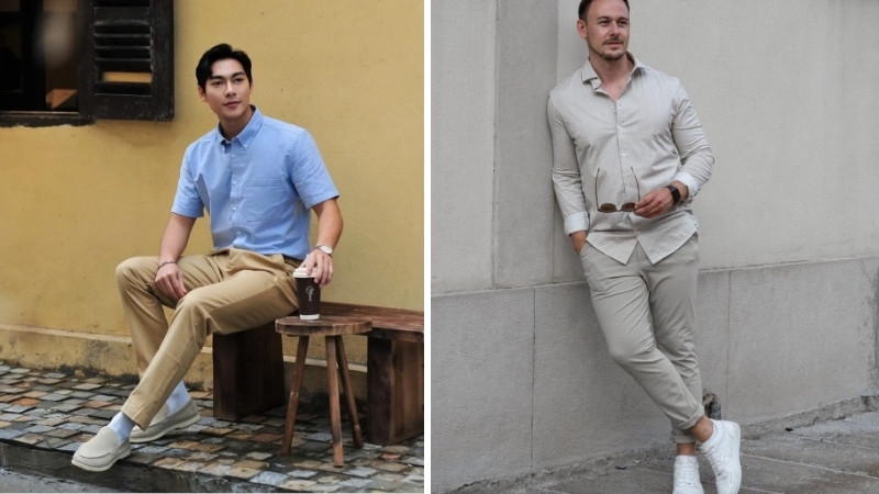 Trang phục dự tiệc cuối năm trẻ trung cho nam Trang phục dự tiệc cuối năm trẻ trung cho nam