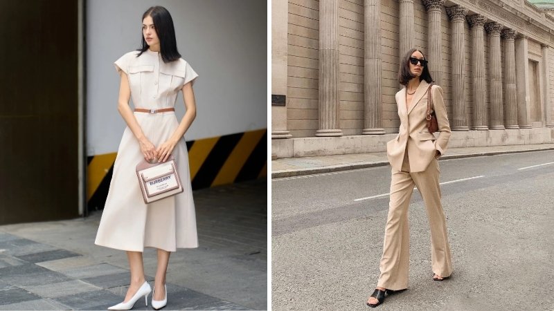 Trang phục dự tiệc cuối năm thanh lịch, hiện đại Trang phục dự tiệc cuối năm thanh lịch, hiện đại