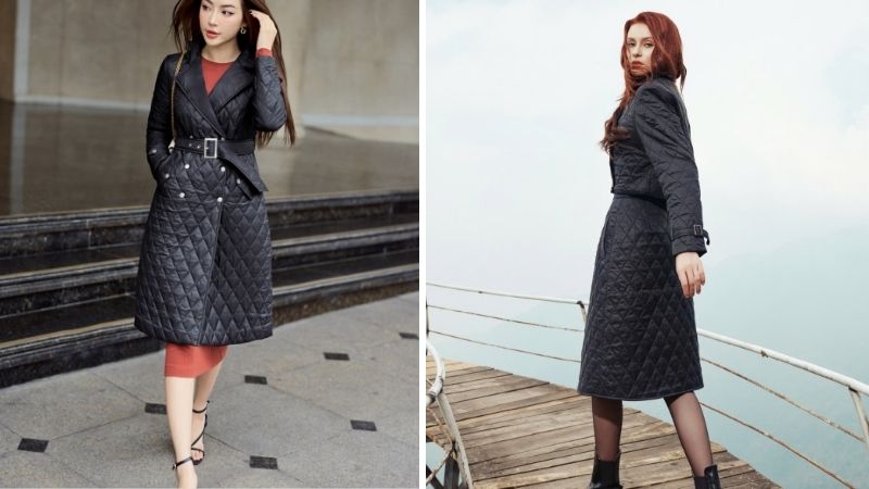 Áo phao, cardigan mỏng và váy maxi Áo phao, cardigan mỏng và váy maxi