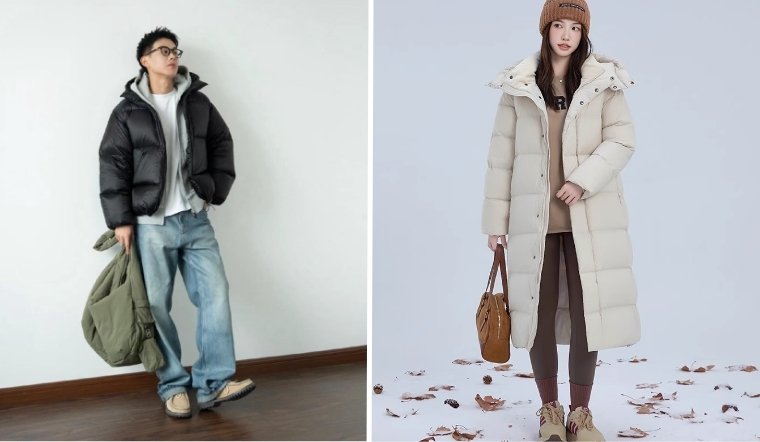 20+ cách phối đồ với áo phao dành cho nam và nữ sành điệu vào mùa đông