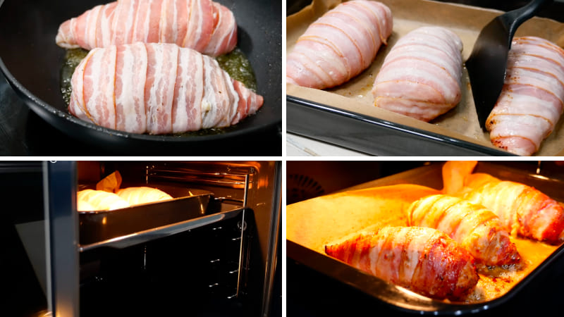 Bước 3: Nướng ức gà